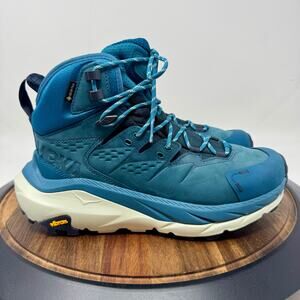 HOKA Kaha 2 GTX Blue Coral Hiking Boots Gore-Tex Waterproof Women's 8.5